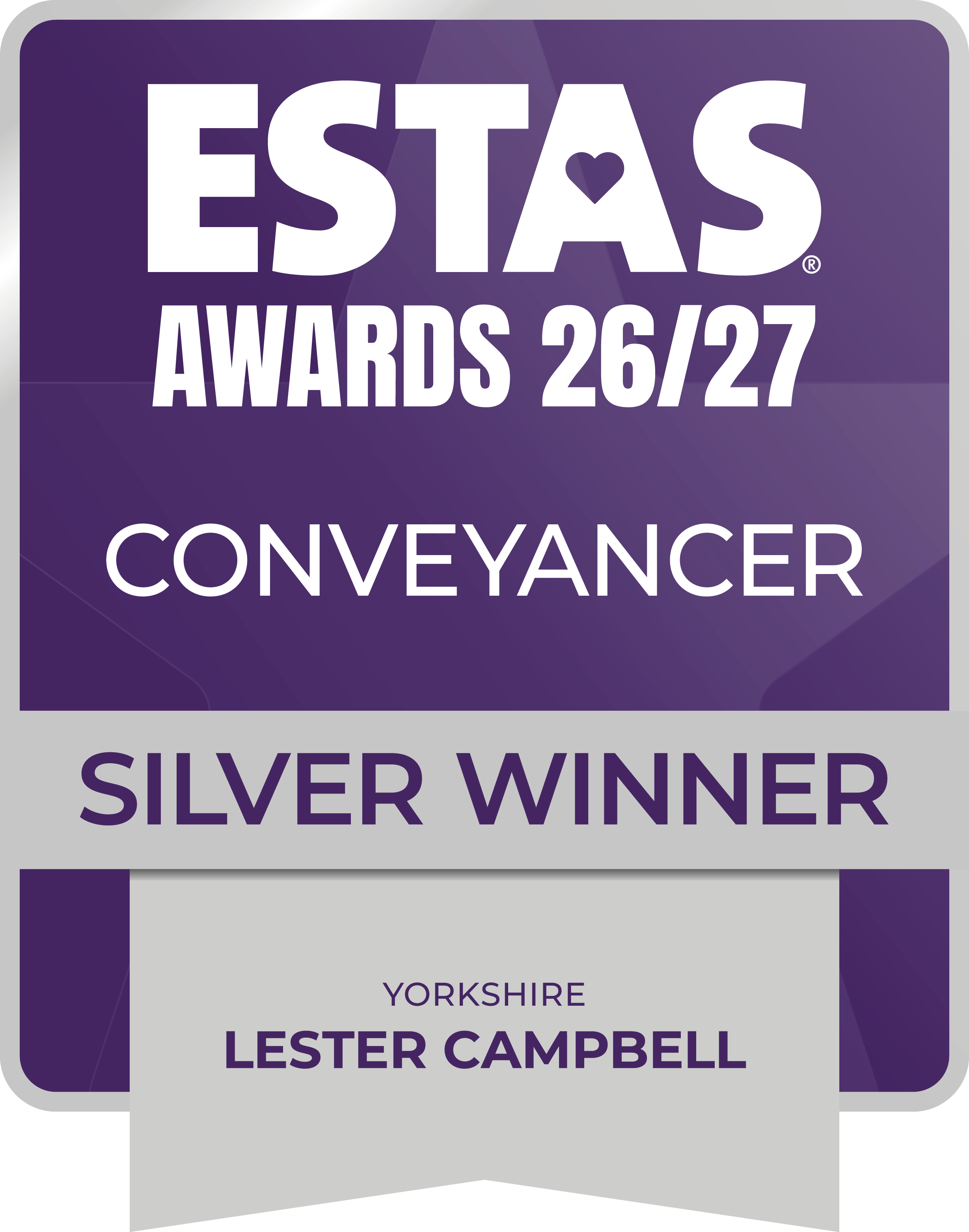 Lester Campbell Silver best in county award 2026 ESTAS Lester Campbell Silver best in county award 2026 ESTAS